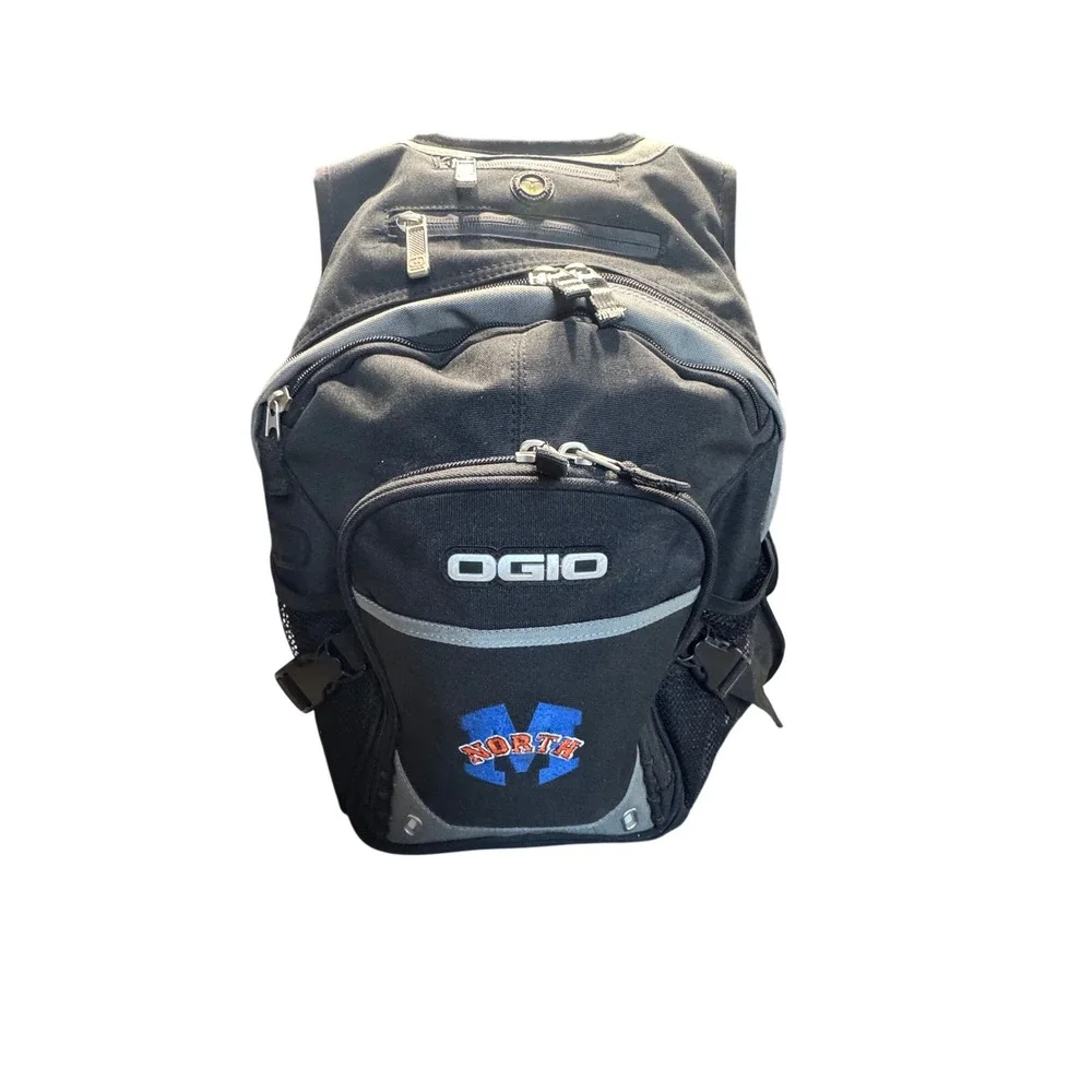 OGIO Backpack Fugitive Black Grey Embroidered Tech Laptop School Gorpcore VTG